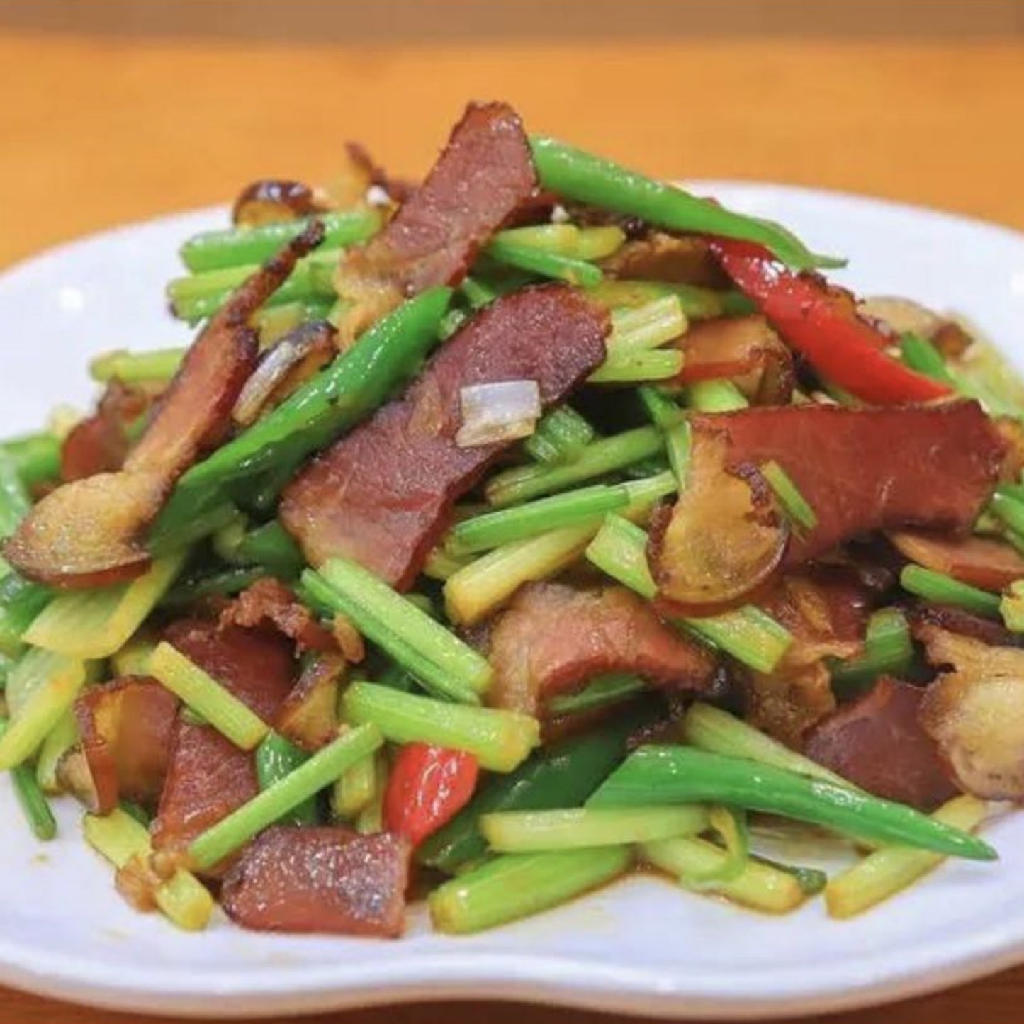 8月21日周五(I餐)精品菜:时蔬炒腊味